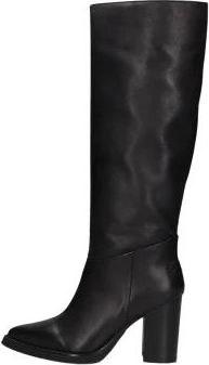 Shabbies Amsterdam Grunch Tube High Boots - Dames - Laarzen met Hak - Zwart - 39 EU - Schoenen