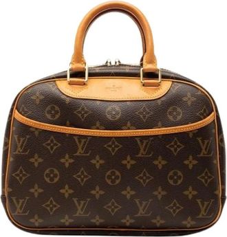 Louis Vuitton Pre-owned Trouville Handtas - Dames - Vintage Handtas - Bruin - ONE Size - Leer - Vintage