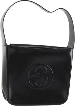 Gucci Pre-owned Vintage Schoudertas van Lakleer - Dames - Vintage Schoudertas - Zwart - ONE Size - Leer - Vintage