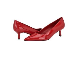 Calvin Klein Kierra High Womens Heels Red Patent : 9.5 M, Leather