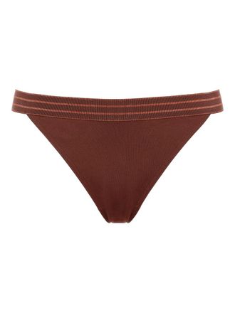 Eres Rayonnant striped bikini bottoms - Brown