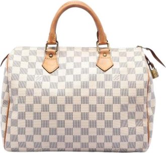 Louis Vuitton Pre-owned Handbags, female, White, Size: ONE SIZE Pre-owned Speedy 30