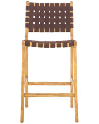 Safavieh Adah Leather Counter Stool