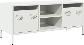 vidaXL Vidaxl - tv Cabinet White 101.5x39x43.5 cm Cold-rolled Steel