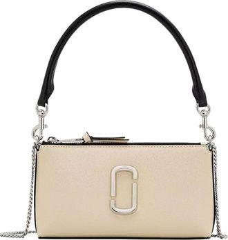 Marc Jacobs White Multi Snapshot Convertible Shoulder Bag