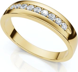 Pompeii3 Mens 1/4Ct Polished Diamond Wedding Ring Lab Grown