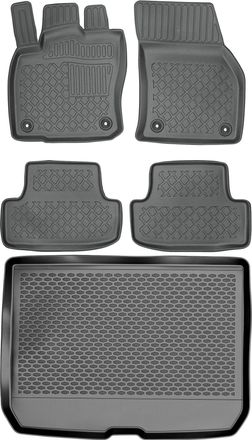 OEM Juego De Alfombrillas Para Coche Y Maletero Para Audi Q2 Crossover (modelo 2016)