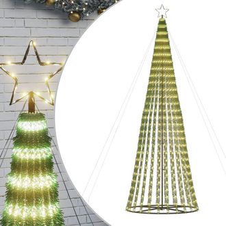 vidaXL &Aacute;rbol De Navidad Led 688 Leds Blanco C&aacute;lido 300 Cm Vidaxl