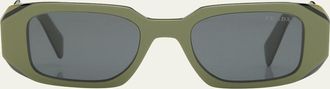 Prada Rectangle Acetate Sunglasses