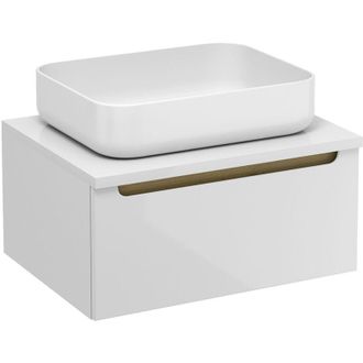 Puma Mobile bagno Natural Stilla 60x30x45 cm bianco (STILLAD06007DBI) - Naturel