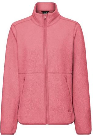 Jack Wolfskin Lite Curl Fullzip Fleecejacke f&uuml;r Damen | rosa