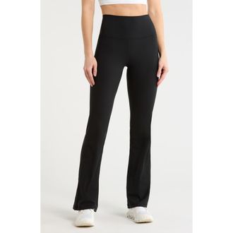 90 Degree by Reflex Felix Lux Rib Everyday High Waist Leggings in Black at Nordstrom Rack, Size X-Small