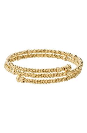 Lagos Caviar 18K Gold Coil Bracelet at Nordstrom, Size Medium