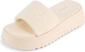 Floopi Terry Platform Slide Sandal in Beige at Nordstrom Rack, Size 10