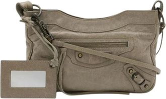 Balenciaga Pre-owned Cross Body Bags, female, Gray, Size: ONE SIZE Pre-owned Vintage Cross Body Bag