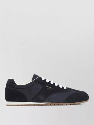 Prada leather low-top sneakers