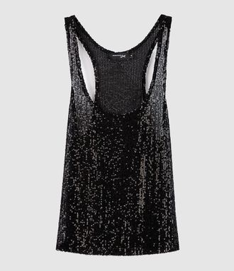Jeanne Vouland D&eacute;bardeur L&eacute;o Sequin Noir