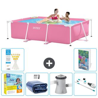 Intex Piscina Con Estructura Rectangular - 220x150x60 Cm - 7-piezas S39