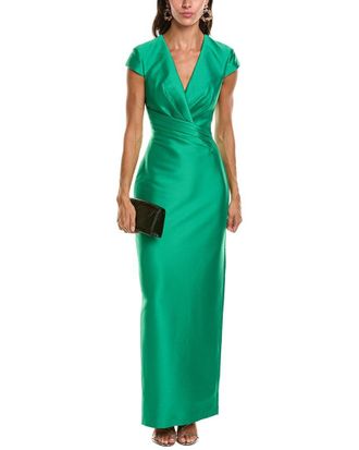 Badgley Mischka Cap Sleeve Gown