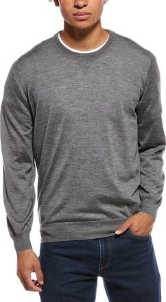 Brunello Cucinelli Cashmere & Silk-Blend Crewneck Sweater