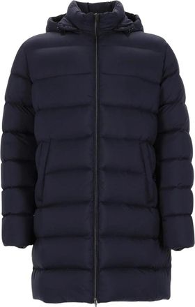 Herno La Giacca Long Down Jacket - Heren - Dons jassen - Blauw - L - Jassen
