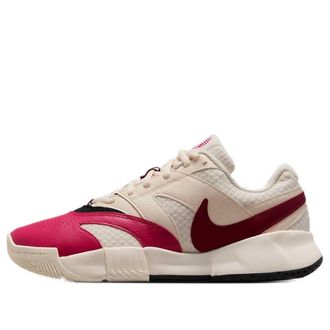 Nike (WMNS) Nike Court Lite 4 Pale Ivory Sail Black Team Red FD6575-103