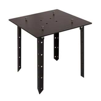 Hhg Placa Base Para Sombrilla Xxl Hhg 216, A96 Y Meran Pro, Soporte De Poste De Anclaje Al Suelo Para Sombrilla, Metal 24kg