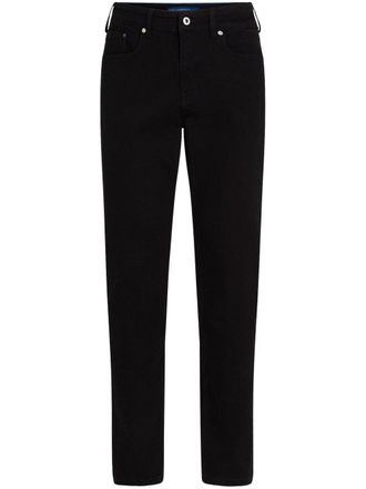 Karl Lagerfeld mid-rise slim-fit jeans - men - Organic Cotton/Cotton - 28/32 - Black