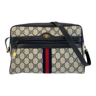 Gucci Pre-owned Cross Body Bags, female, Multicolor, Size: ONE SIZE Pre-owned GG Supreme Canvas Shoulder Bag