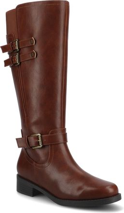 Journee Collection Journee Womens Sonny Knee High Extra Wide-Calf Casual Boots