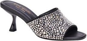 Kate Spade New York malibu crystal sandal in Black/Clear at Nordstrom Rack, Size 8.5