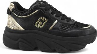 Liu Jo Steffy 01 - Dames - Sneakers - Zwart - 38 EU - Leer - Schoenen