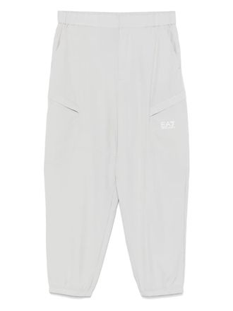 Emporio Armani logo-print track pants - Grey