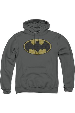 Gildan Batman Little Logos Adult Pull Over Hoodie / Hooded Sweatshirt