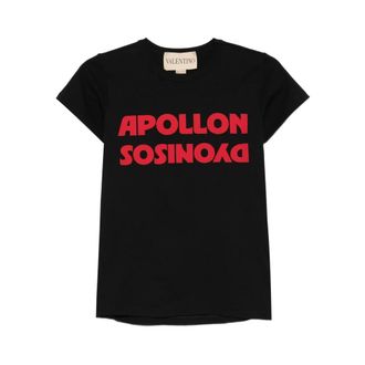 Valentino Camiseta - Tops - Mujer - Negro - S