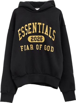 Fear of God Felpa con cappuccio e logo - Nero