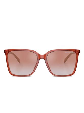 Michael Kors Zonnebril met vierkant montuur - Roze