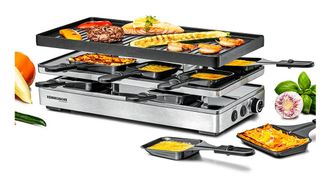 Rommelsbacher Rcp 1800 Parrilla De Interior 1800 W Acero Inoxidable