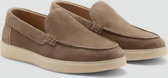 Mango Scarpe pelle crosta di cuoio marrone chiaro/pastello - Uomo - 39 - MANGO MAN