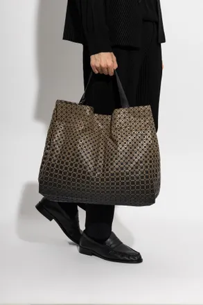 Bao Bao Issey Miyake Soft Geometric Tote Bag, Mens, Brown