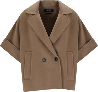 Weekend by Max Mara CAPPOTTO CORTO PERA MARRON GLACE MAX MARA WEEKEND