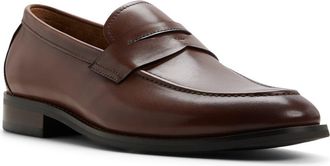 Brooks Brothers Glenrock Apron Toe Penny Loafer in Cognac at Nordstrom, Size 10.5