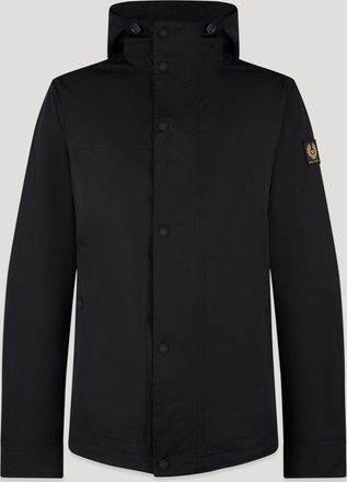 Belstaff Cover Jacket Mens Cotton Gabardine Black Size 2XL