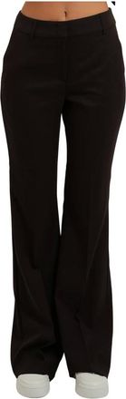 Pennyblack Broeken, Dames, Bruin, L, Leer, Tailored Flare-cut Broeken
