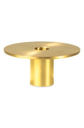 Aaron Probyn Eclipse Brass Candle Holder in Gold at Nordstrom