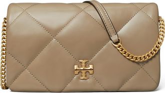Tory Burch Kira Diamond Quilt Crossbody in Taupe Oak at Nordstrom
