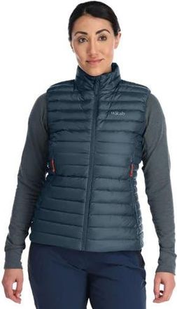 RAB Microlight Down Vest - Womens in Orion Blue at Nordstrom, Size Large