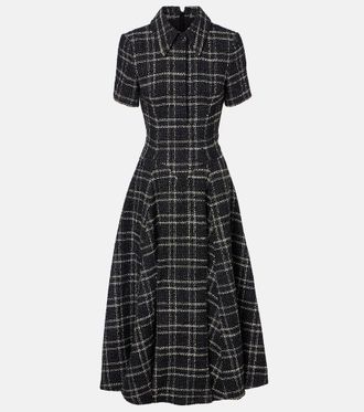 Emilia Wickstead Jody checked midi dress