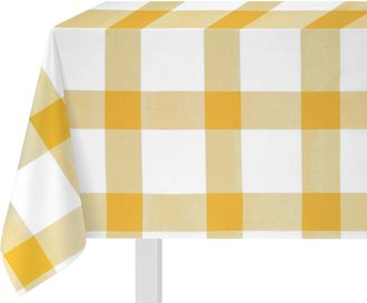 KASANOVA Tovaglia quadretti giallo 140x240 cm Vichy