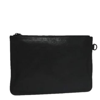 Louis Vuitton Pre-owned Leather pouches - Dames - Pre-owned - Bruin - Maat: ONE Size Leer
